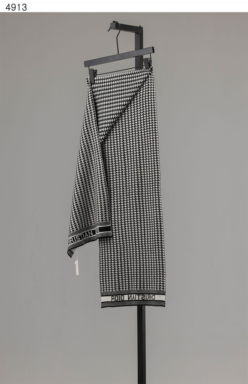 수입고급 디X 30 Montaigne scarf houndstooth