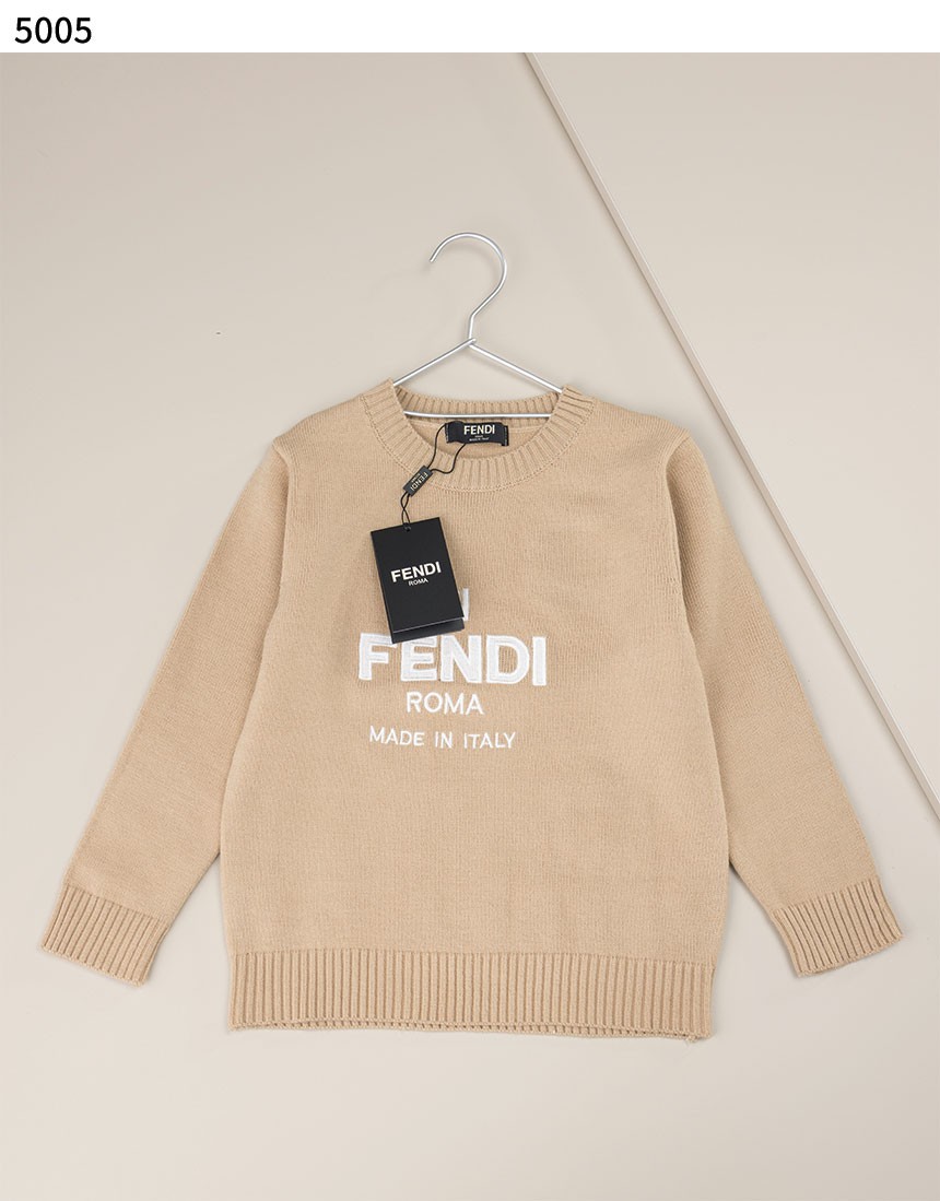 펜* [FENDI] 수입고급 키즈 크루넥 로마 스웨터