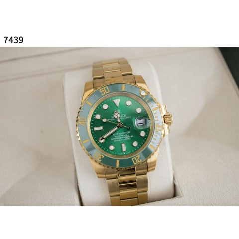 로** [Rolex] 수입고급 서브마리너 데이트 그린 7439